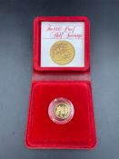 A 1980 Proof Half Sovereign