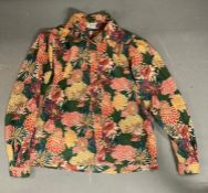 A Thomas and Jonathan of Canterbury for Liberty floral print silk shirt