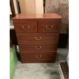 Two over three chest of drawers