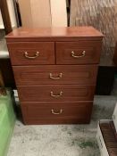 Two over three chest of drawers