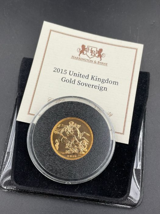 A 2015 Gold Sovereign