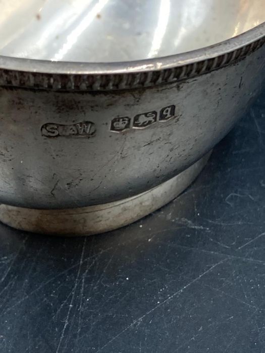 A silver sauce boat by Stower & Wragg Ltd hallmarked for Sheffield 1933 - Image 2 of 4