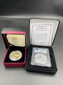 Silver Coins: 2017 Early Issue Australian Dollar, 2013 25th Anniversary of the Canadian Maple Leaf