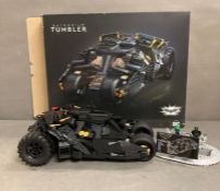 A Lego Batmobile Tumbler