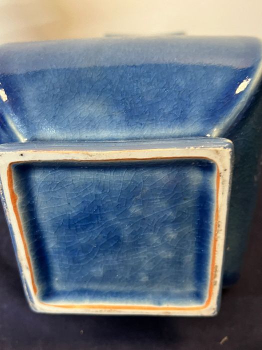 Two Cobalt blue vases - Image 3 of 4
