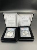 Canadian Silver Coins: Early Issue $5 Maple Leaf 2018 and 2019