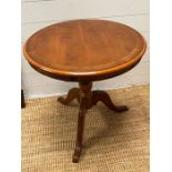 A reproduction circular table (H60cm Dia69cm)