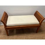 Double teak plantation chair