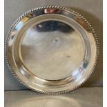 The Sheffield Silver Company (Made in USA)EPC silver tray on three lion paw feet