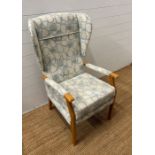 A HSL specialist wing back chair