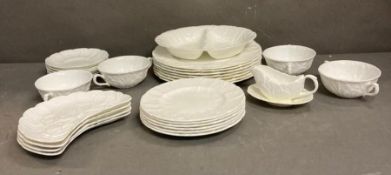 A part Coalport country ware dinner service to include soup cups and saucers and dinner plates