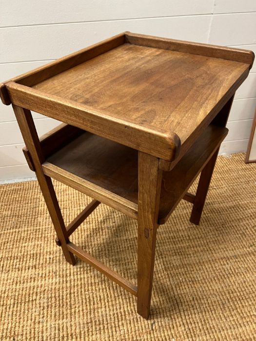 A side table with shelf under (H73cm W48cm D42cm) - Image 2 of 2