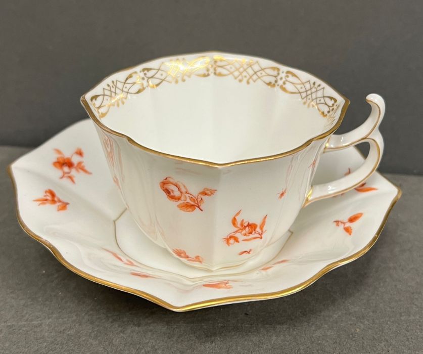 A selection of porcelain tea cups and saucers and sandwich plates, various makers - Image 7 of 8