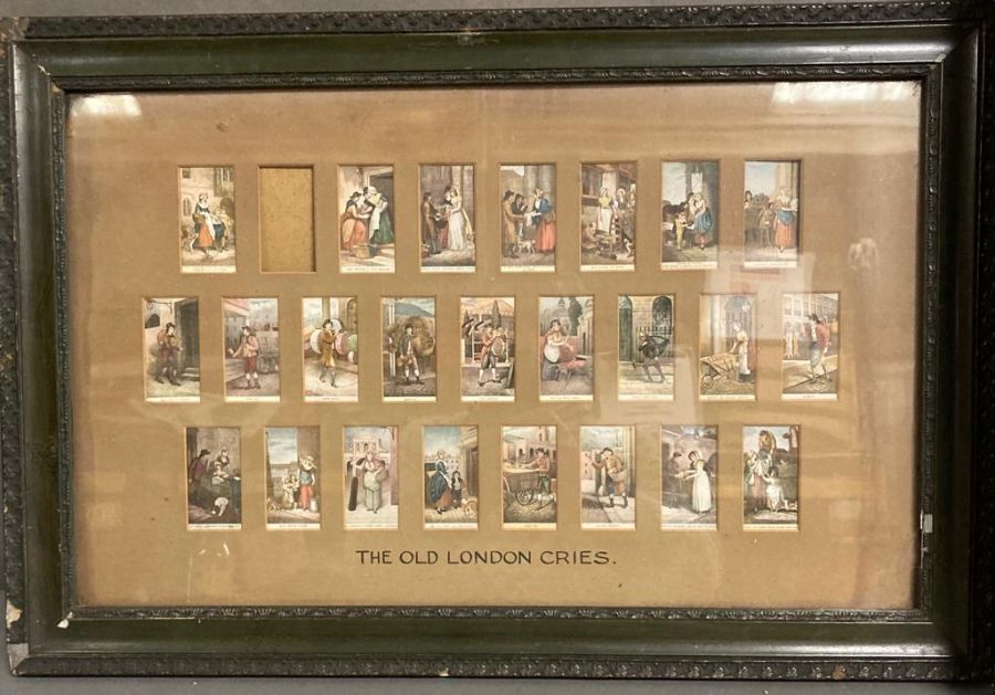Two framed collections of cigarette cards. Wills and The Old London Cries - Image 7 of 7