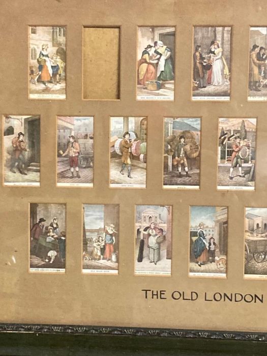 Two framed collections of cigarette cards. Wills and The Old London Cries - Image 4 of 7