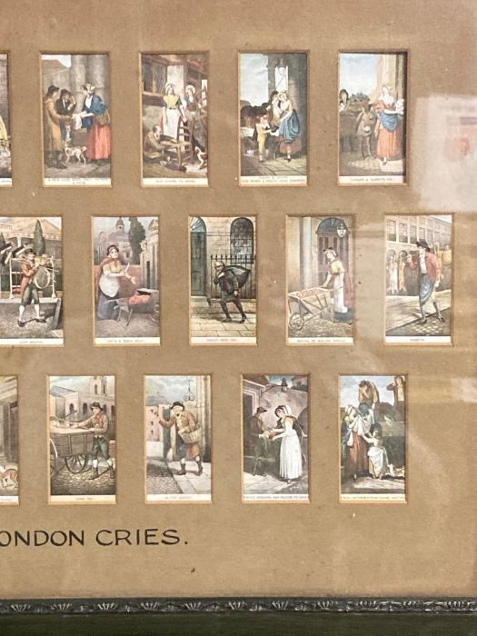 Two framed collections of cigarette cards. Wills and The Old London Cries - Image 2 of 7