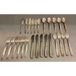 A set of Nica 100er cutlery to include fish knives and fish forks, spoons and dinning knives and