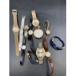 A Large selection of wristwatches, various makers and conditions.