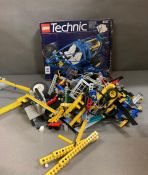 A quantity of vintage Lego along with some Technics Lego