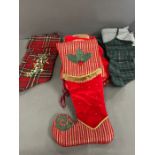 A collection of Christmas stockings