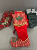 A collection of Christmas stockings