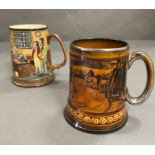 Two collector picture jugs, Royal Doulton Beswick and Ridgways