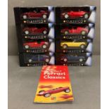 A selection of eight collectable Shell diecast vehicles, boxed