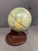 A vintage globe