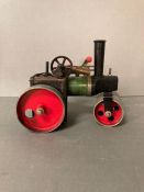 A vintage Mamod steam traction engine