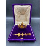 A souvenir of the Liverpool Pageant August 1907, an exact miniature facsimile of King John's Crown