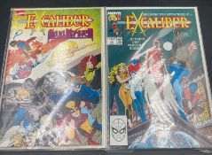 Marvel Comics: Excalibur Issue 1 and Excalibur Mojo Mayhem, both carded and bagged