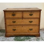 Two over two chest of drawers (H82cm W106cm D52cm)