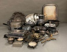 A large volume of quality silver plate to include Mappin & Webb