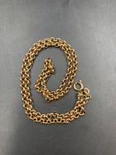 Two 9ct gold necklaces, approximate total weight 13.5g