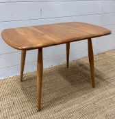 An Ercol Mid Century teak side table (H45cm W68cm D42cm)