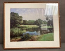 The Par 3 17th Edinburgh Course Wentworth signed A G Coleman 1993