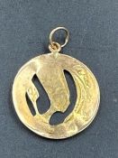 An Egyptian gold pendant (Approximate Total Weight 1.3g)