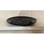 A black circular decorative table Piece (Dia 50cm)