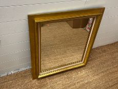 A gilt frame mirror 68cm x 80cm