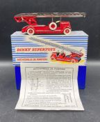 A vintage Dinky super toys French fire engine
