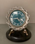 A Russian USSR Majak glass mantle clock