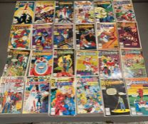 Marvel comics: A selection of twenty five Excalibur comics from the 1980's all carded and in good