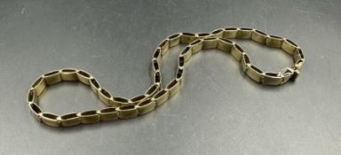 A 9ct gold necklace, approximate total weight 24.5g