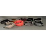 A selection of vintage hair bands. (In need of airing)