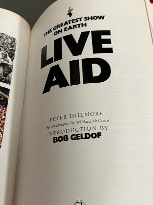 A book about the The Live Aid show, and a booklet - Image 4 of 4