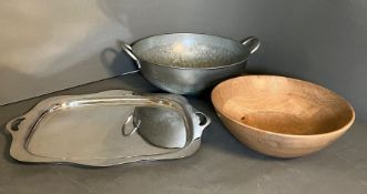 A selection of serving dishes and trays
