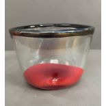 A Svaja Scarlet Orchid small bowl (H12cm Dia15cm)