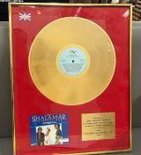 Gold disc for Stylus album Shalamac "The Greatest Hits 1986