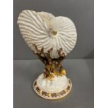 A 19th Century Aesthetic movement Royal Worcester shell vase. Model Number 494