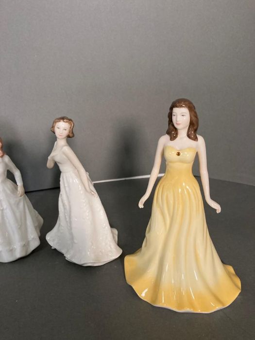 A selection of eight Royal Doulton figures to include Embrace, Summer Breeze and Harmony - Image 3 of 5